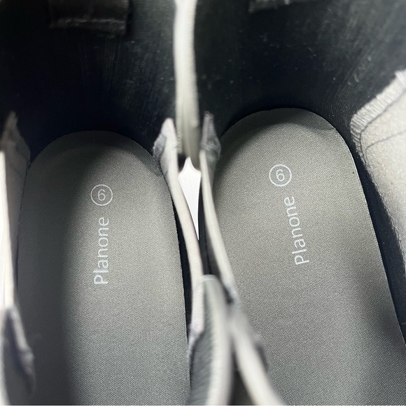 Planone Black Short Rain Boots Womens NWT Size 6 - Picture 10 of 13